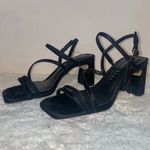 Gianni Bini Black Strappy Heels